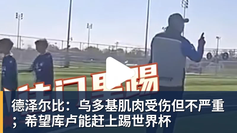 德泽尔比:乌多基肌肉受伤但不严重;希望库卢能赶上踢世界杯